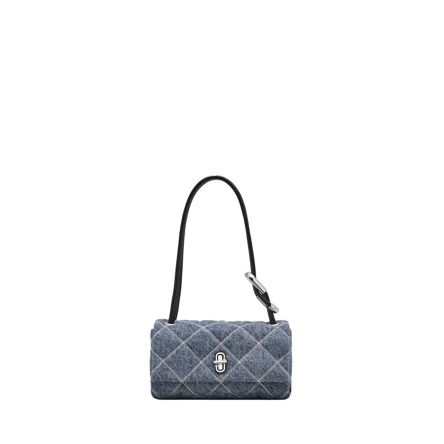 MARC JACOBS The Quilted Denim Mini Dual Shoulder Bag